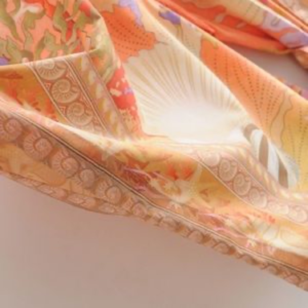 Mermaid Dreams Boho Kimono Duster Robe Coverup Summer Vacation Beach Wrap - Picture 8 of 9